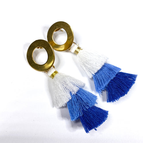 Boucles d'Oreilles Pompons 