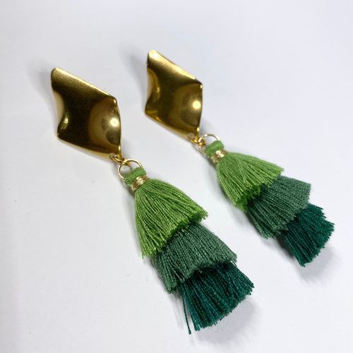 Boucles d'Oreilles Pompons 